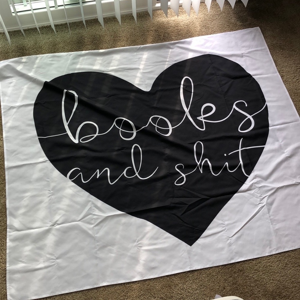 *SOLD* Books & Shit Tapestry - Picture 2 of 5